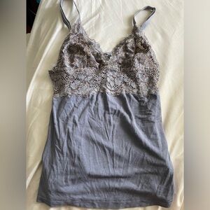 Indigo vintage Italian lingerie top